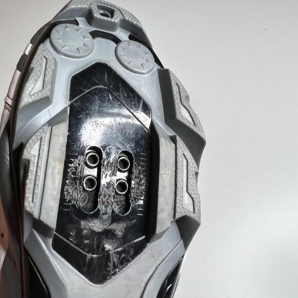 Shimano Dynalast Women’s SPD Cycling Shoes White Gray Size 42 EU MTB Road Bike - Picture 3 of 12